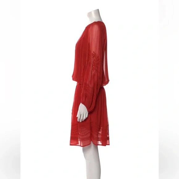 Vanessa Bruno scoop neck knee length dress. Matching separate slip dress under. - Picture 2 of 7